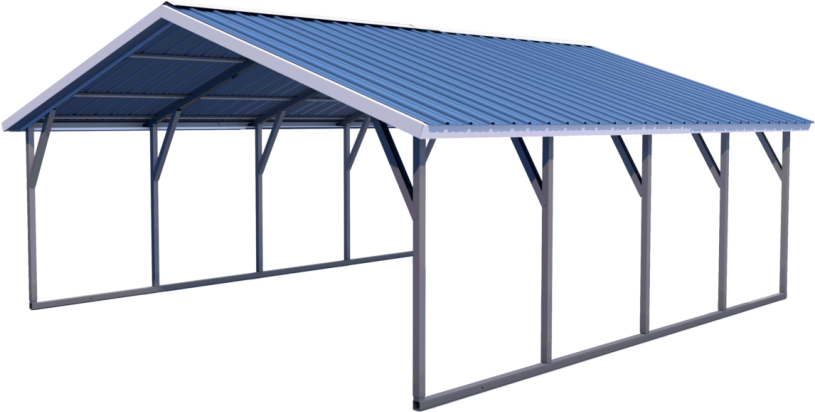 Vertical Style Roofing For Carports