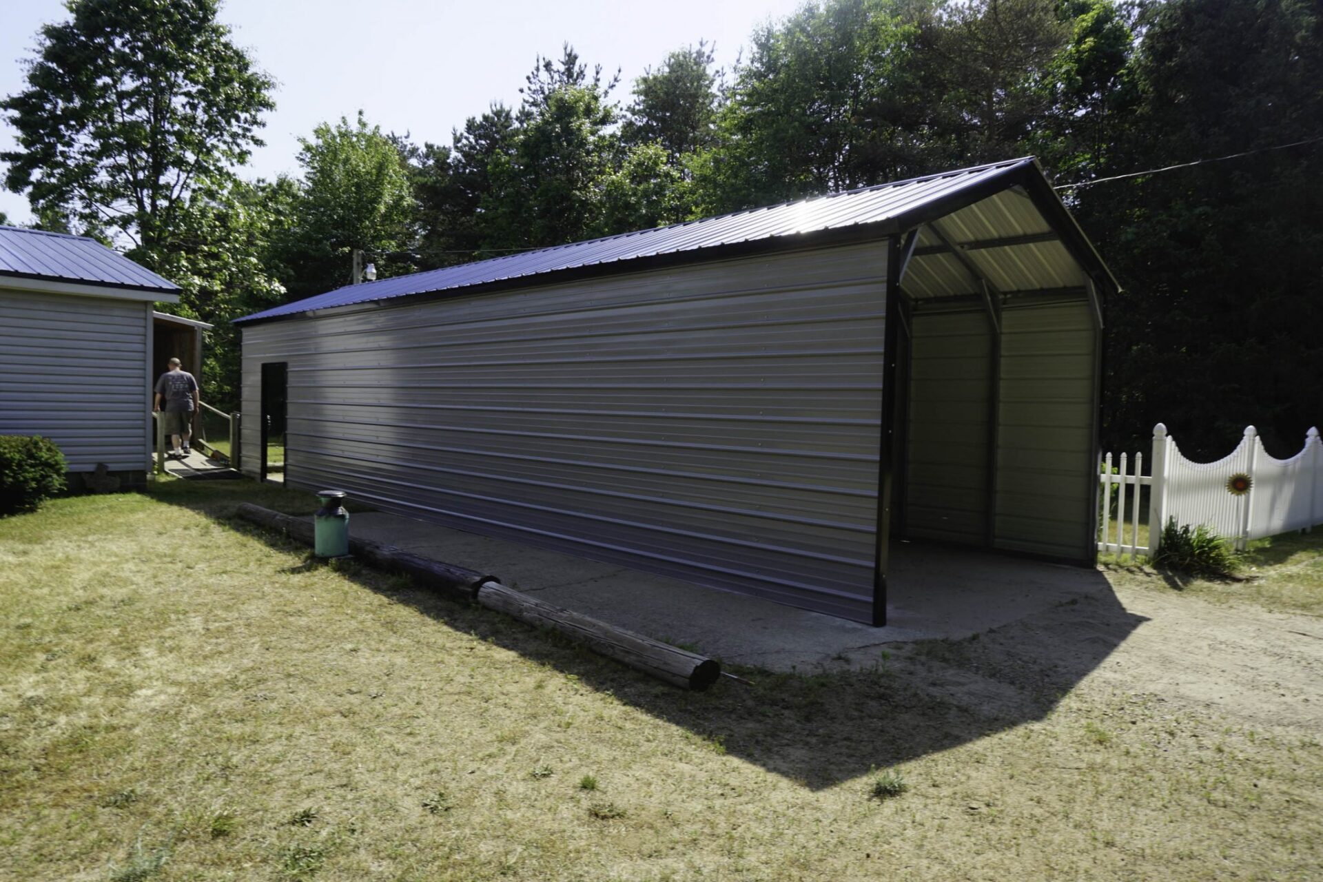 16x31x12 RV Metal Shelter in Mount Pleasant, Michigan