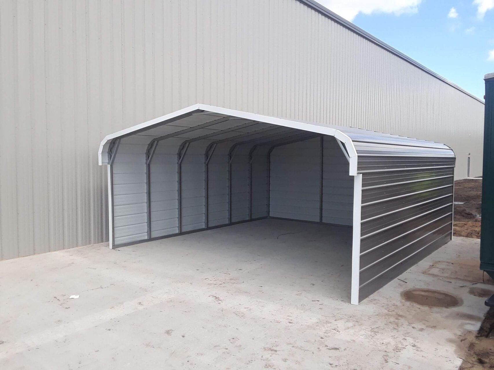 20x21x8 Metal Storage Carport in Ludington,Mi