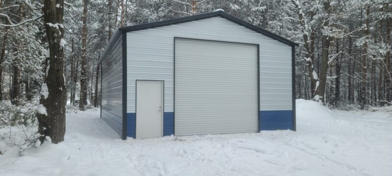 24x35x12 Steel Garage in Schaumburg, IL