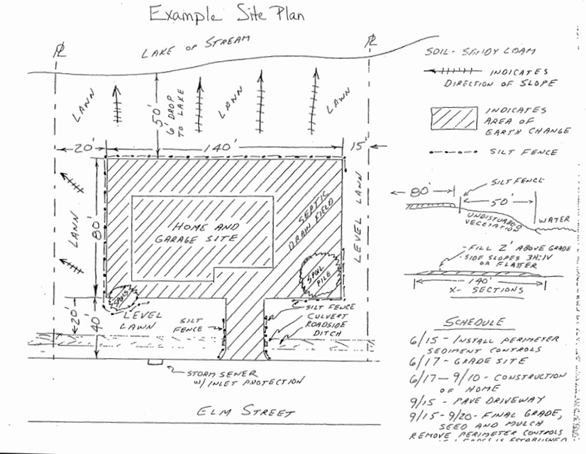 site plan example