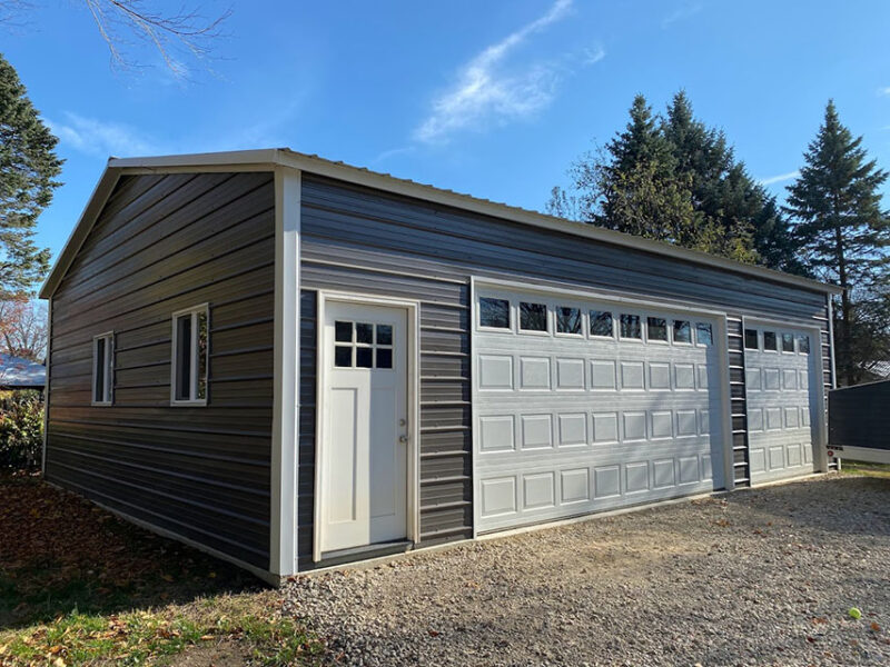 28x35x10 Side-Entry Steel Garage in Wausau, WI